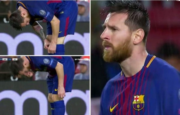 Revelan lo que se tomó Messi durante el partido ante Olympiakos