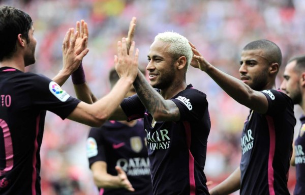 Manita del Barcelona al Sporting para volver al triunfo en la Liga Española