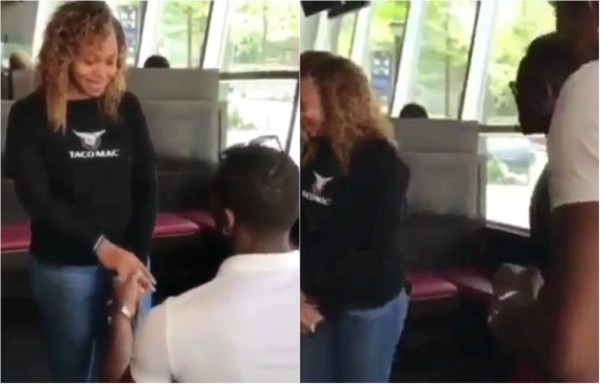 Amante le 'arruina' propuesta de matrimonio a mujer infiel