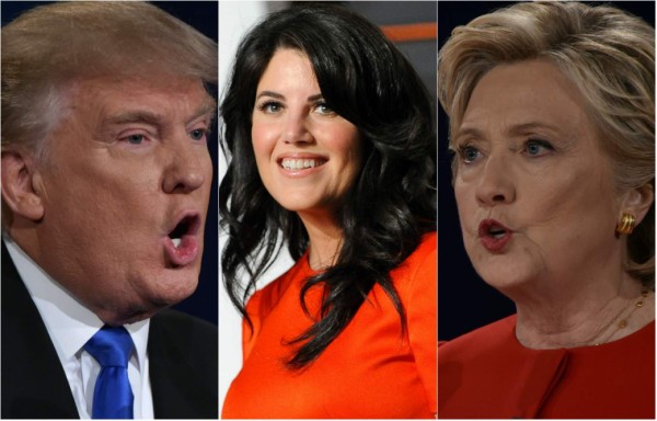Trump amenaza con 'usar' a Lewinsky en el próximo debate