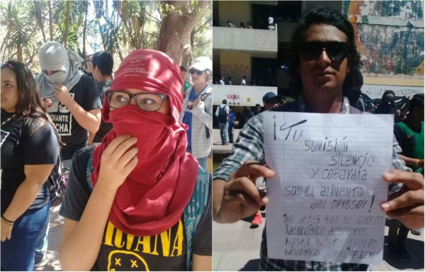 Policía desaloja a estudiantes de la Unah en Tegucigalpa