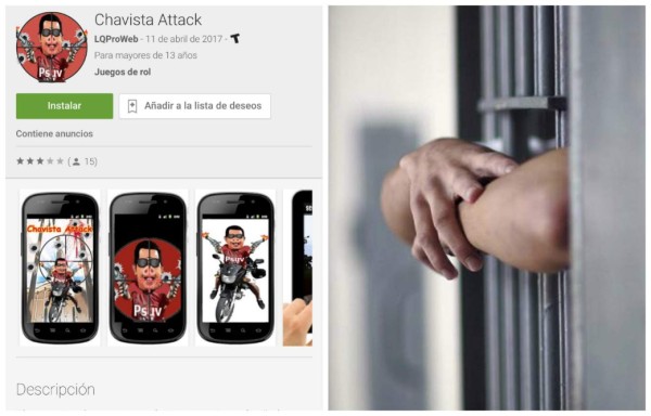 'Chavista attack', el videojuego por el que un venezolano terminó preso  