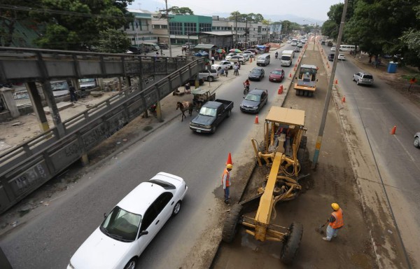 Tres grandes proyectos viales iniciarán en los próximos tres meses en San Pedro Sula