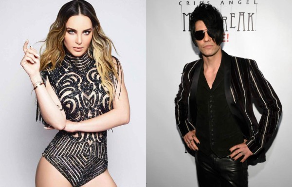 Belinda le canta serenata a Criss Angel