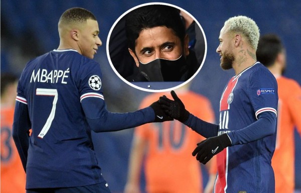 Al Khelaifi manda un aviso sobre el futuro de Mbappé y Neymar