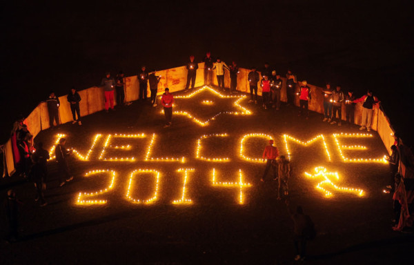 Júbilo mundial por la bienvenida del Año Nuevo