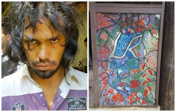 Capturan a artista que comió y utilizó la sangre de su víctima para hacer una pintura