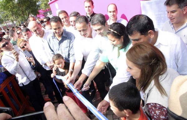 Inauguran el parque más grande de San Pedro Sula en el barrio Las Palmas