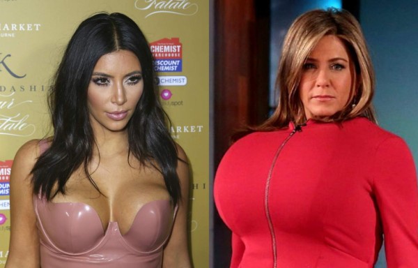 Jennifer Aniston se burla de Kim Kardashian