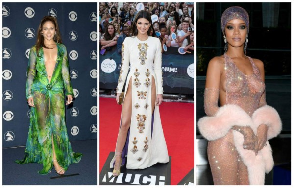 Los vestidos más escándalosos de las celebridades