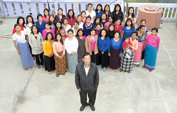 El hombre con la familia más grande del mundo