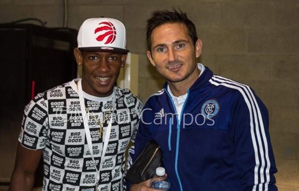 Romell Quioto compartió con Frank Lampard