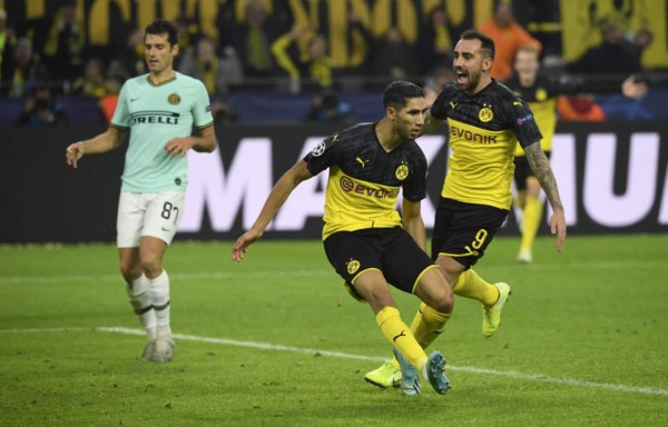 Champions League: Dortmund le remontó al Inter y pone al rojo vivo el grupo del Barcelona