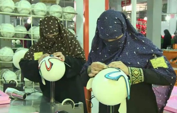 La fábrica del balón del Mundial