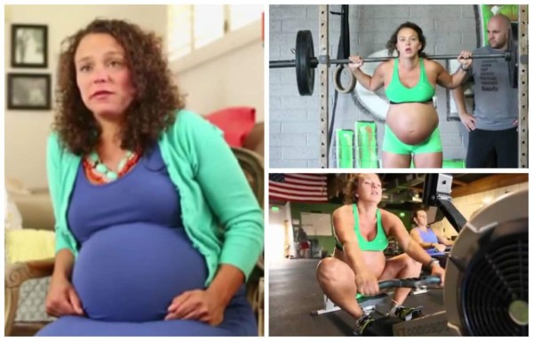 Video: Levanta pesas antes de dar a luz