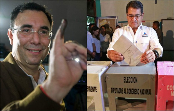 Principales candidatos votan y llaman a población a hacerlo en Honduras