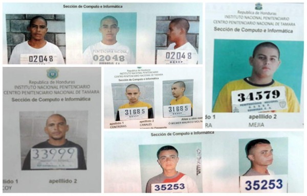 Los cinco reos más peligrosos del grupo de los 23 fugados