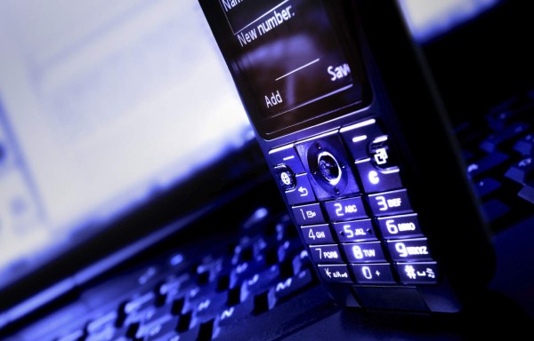 Laptop and Mobile Phone