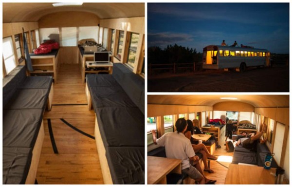 Video: Transforma un autobús escolar en una casa soñada