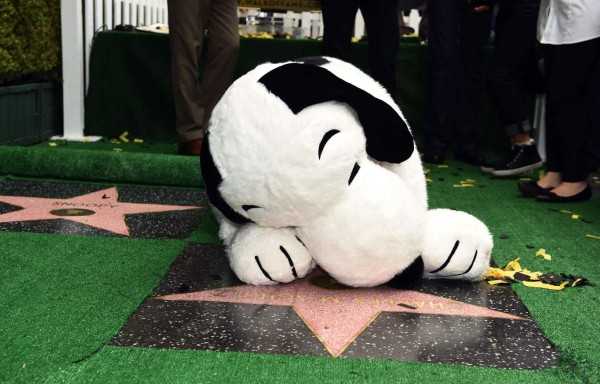 Snoopy ya tiene su estrella en Hollywood