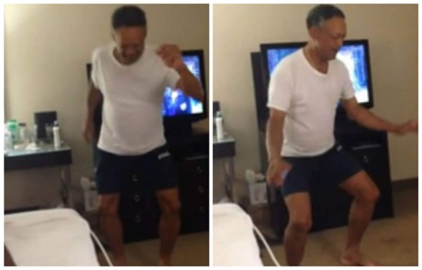 Video: Captan a Maní Suazo bailando punta