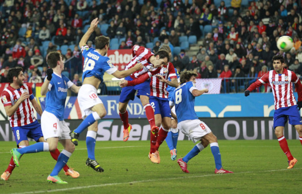 Atlético Madrid toma ligera ventaja en la ida de cuartos de Copa del Rey