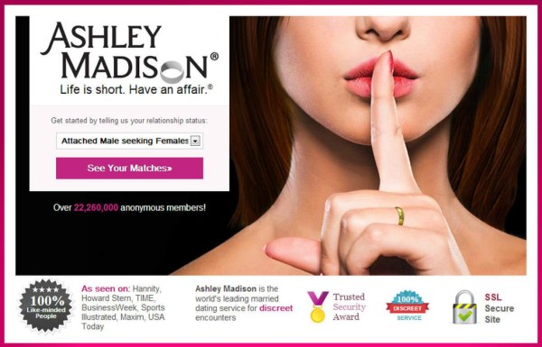 Roban 37 millones de datos de los usuarios de Ashley Madison