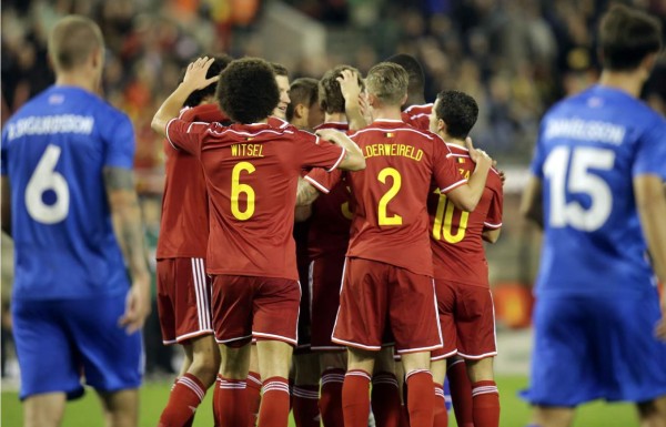 Bélgica se impone en amistoso a Islandia