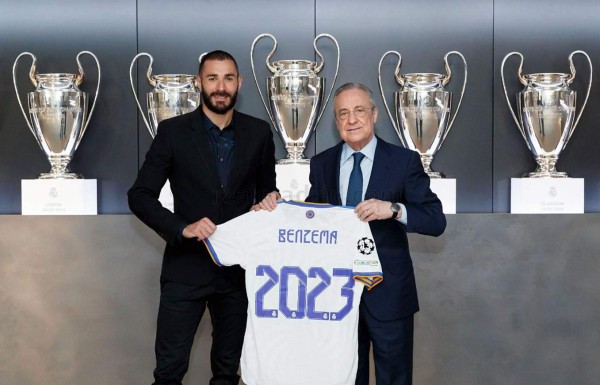 Benzema renueva con el Real Madrid hasta 2023: 'Qué honor estar aquí'