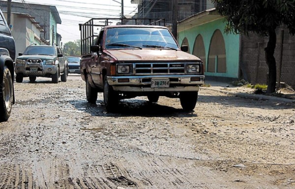 Calles en mal estado, eterno problema