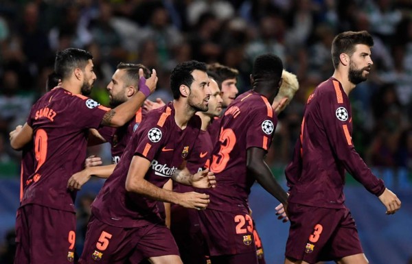 El Barcelona sufre para vencer al Sporting de Lisboa con un autogol