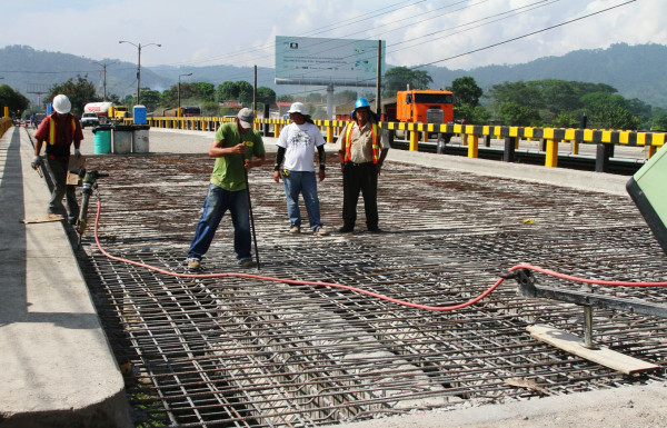 Puente de Choloma estará listo la próxima semana