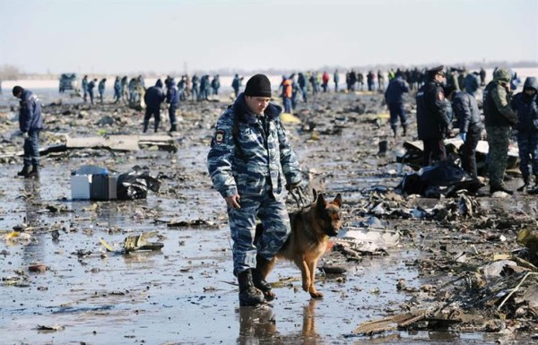 Las cajas negras del avión de Flydubai podrán ser leídas pese a estar dañadas