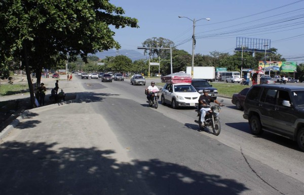 Habilitan tercer carril en bulevar del este de San Pedro Sula