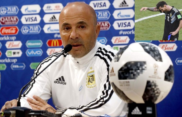 Sampaoli explota tras críticas a Messi: 'No puede ser que sea el responsable'