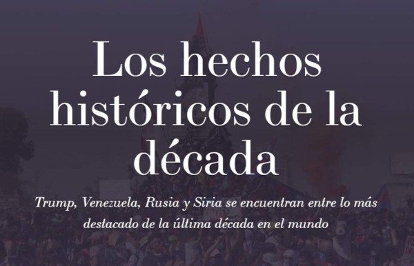 Las claves 2019: Los hechos más destacados de la década