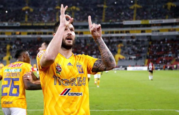 Francés André-Pierre Gignac anotó gol histórico con los Tigres de México