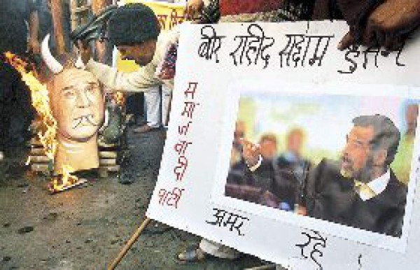 Siguen protestas por ejecución de Saddam