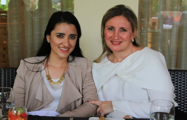 Bushra Andani y Elsa Chahín .