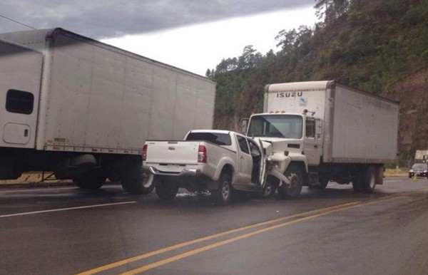 Dos accidentes de tránsito en la zona central de Honduras