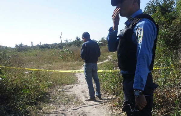Hallan cadáver con el rostro cubierto en San Pedro Sula