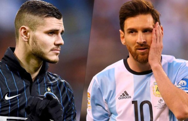 Medios aseguran que Messi vetó de la Selección a Icardi