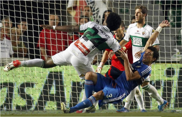 Pepe: 'El jugador del Elche me agarra y caemos los dos'