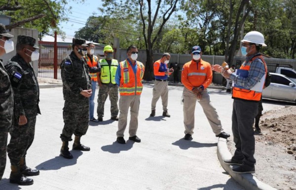 Invest-H prohíbe periodistas y drones en plantel del hospital móvil de San Pedro Sula