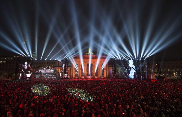 Alemania festejó el 25 aniversario de la caída del Muro de Berlín