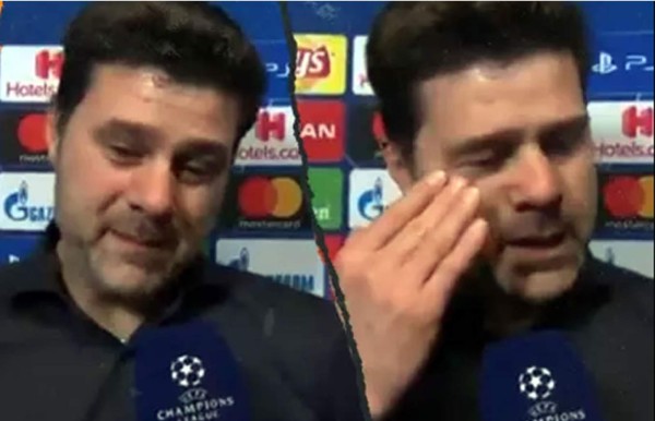 Pochettino rompe a llorar en entrevista tras el milagro del Tottenham para llegar a la final de Champions
