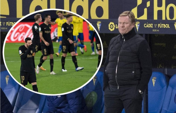 Las duras críticas de Ronald Koeman a los jugadores del Barça tras la derrota ante Cádiz