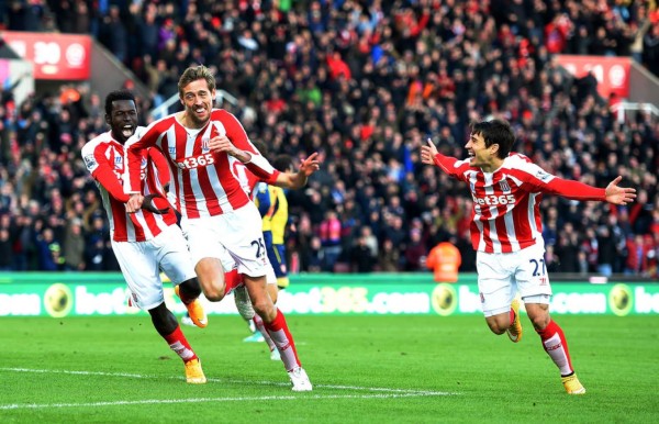 El Stoke City, sin Wilson Palacios, derrotó al Arsenal