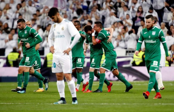 ¡Sorpresa! El Real Madrid es eliminado de la Copa del Rey por el Leganés