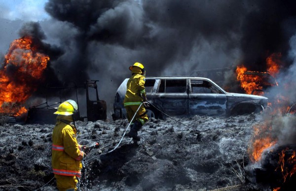 Demandarán al Estado por carros quemados en predios de la DPI